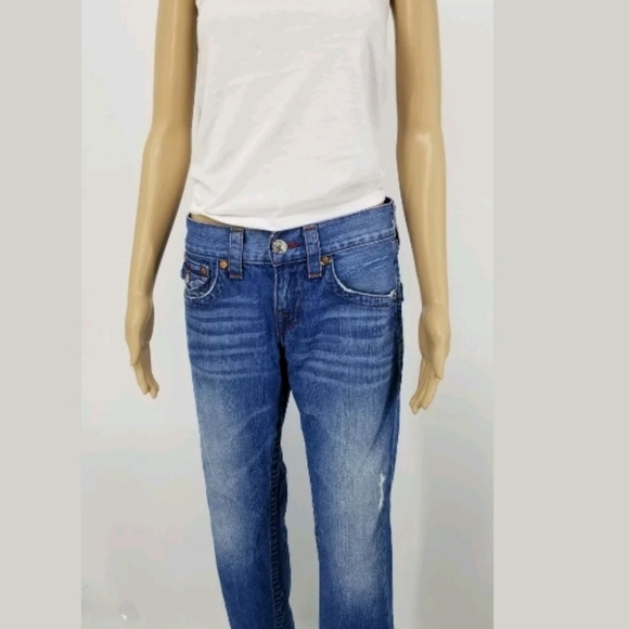 True Religion Jean's Size 28 Straight Leg - Picture 2 of 7